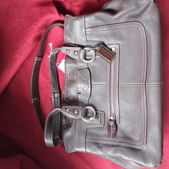 🎆SALE Coach Classy Soft Leather Brown Shoulder Bag Excellent Condition! - Picture 12 of 13